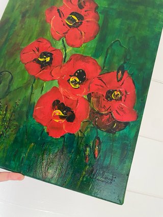 Quadro papaveri rossi