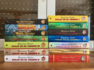 Viaje en el tiempo 14 tomos Geronimo Stilton