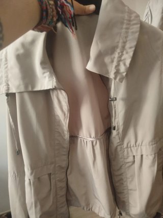 Parka Massimo Dutti Beige Nueva