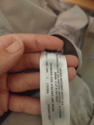 Parka Massimo Dutti Beige Nueva