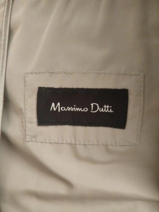 Parka Massimo Dutti Beige Nueva