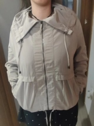 Parka Massimo Dutti Beige Nueva