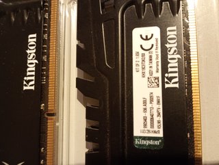 Memoria RAM Kingston DDR3 8GB (2x4GB) 1600MHz