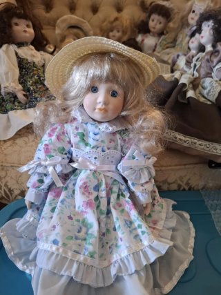 Muñecas de porcelana vintage