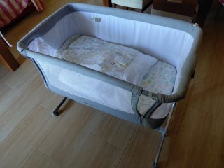 Minicuna Jané Babyside, con colchón y sábanas