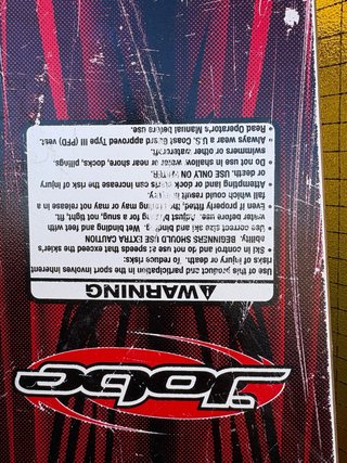 Sky acuáticos Jobe Fury + chaleco + cuerda + funda