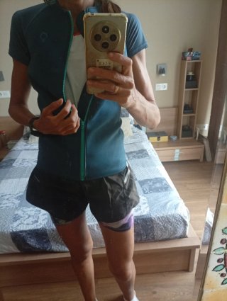 Camiseta Neopreno Mujer Subea Azul/Turquesa