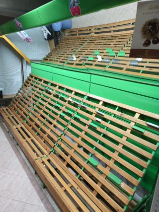 Estanterías Frutería Madera y Metal