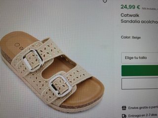 Sandalias Catwall Beige