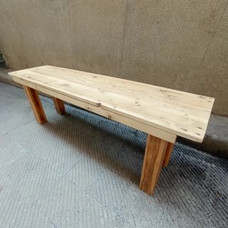 Dos Bancos rusticos de madera maciza