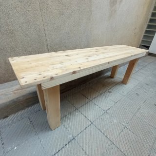 Dos Bancos rusticos de madera maciza