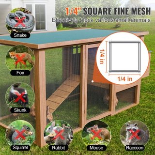 Rete hardware, 1/4 pollice 48in x 100 piedi 23 Gauge, Rete di filo zincato a immersione calda, Recinzione di filo per polli, Rete di filo per gabbie di conigli, Giardino, Pe...