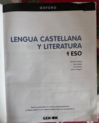 Pack libros 1 eso los cuatro por 18€