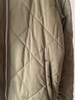 Chaqueta Bomber Zara Verde Oliva Talla XL