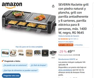 【NUEVO】PLANCHA ELECTRICA QUIGG CON PIEDRA NATURAL