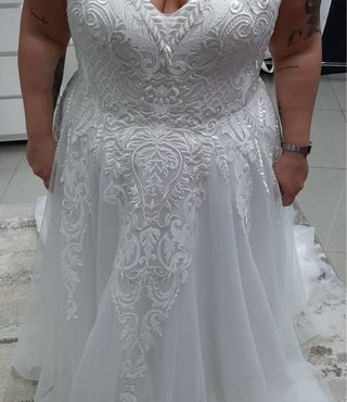 Vestido de Novia Talla Grande 48-54 estilo romano