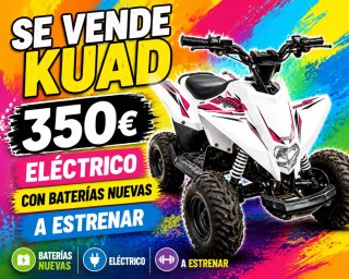 Kuad Eléctrico 350€ Baterías Nuevas