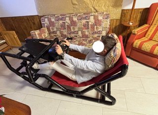 Supporto per simulatore F1 in PVC