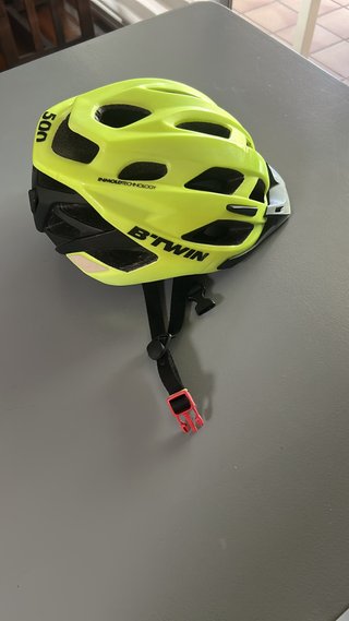 Casco Bici DECATHLON BTWIN 500 Adulto Amarillo