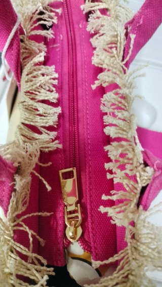 Borsa donna TRESJOLI beige/rosa con tracolla