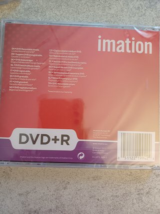 Lotto DVD+R Imation 4.7GB con custodia