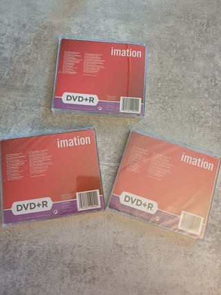 Lotto DVD+R Imation 4.7GB con custodia