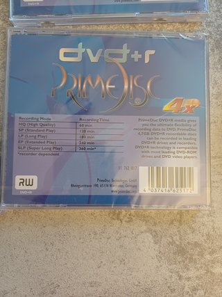 Lotto DVD+R Imation 4.7GB con custodia