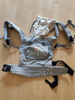 Mochila Ergobaby Estrellas Gris