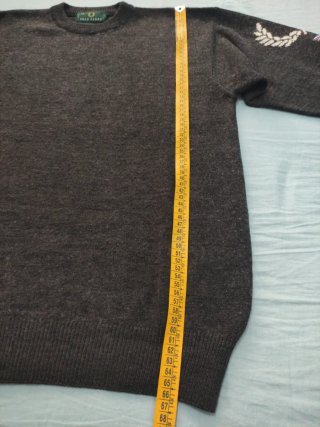 Jersey Fred Perry Gris con Bandera UK