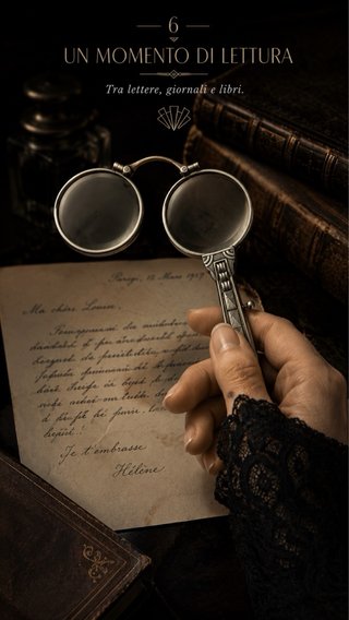 Lorgnette Art Déco Pieghevoli Antichi