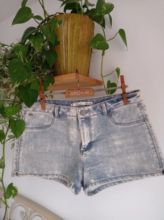 Conjunto top lencero y short vaquero Talla M