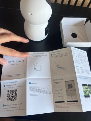 Cámara Vigilancia WiFi Doble Lente 360°