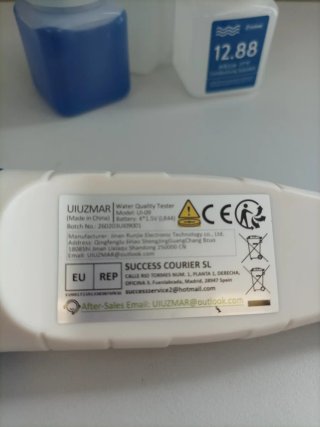 Medidor pH y Sal UZMAR + Soluciones Calibración