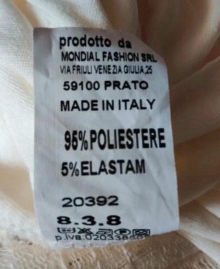 Vestito donna pizzo beige e bianco