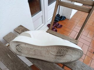 Zapatillas Zara Blancas y Grises