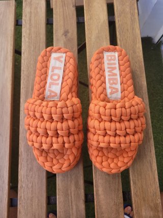 Sandalias Bimba y Lola Naranja Talla 37