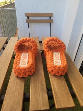 Sandalias Bimba y Lola Naranja Talla 37