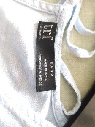 Camisa verano volantes lazo espalda