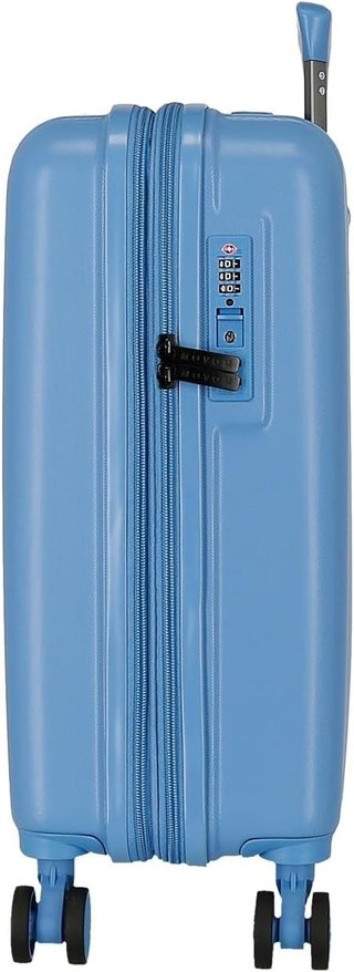 Set 3 Valigie Trolley Movom ABS TSA Blu