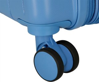 Set 3 Valigie Trolley Movom ABS TSA Blu