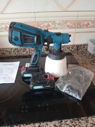 Pistola Pintura Eléctrica 18V