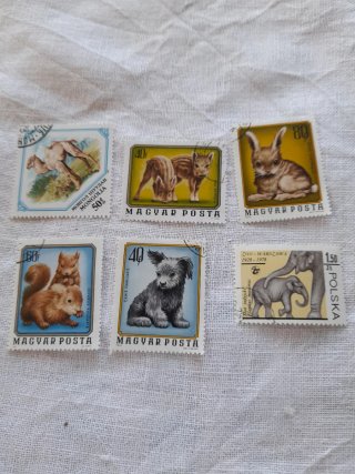 Serie francobolli animali Magyar Posta