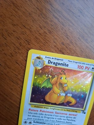 Dragonite 4/62 Carta Pokemon Fossil 2000