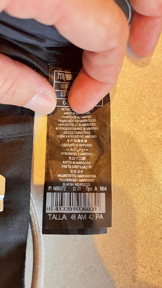Traje Pedro del Hierro Negro Hombre + pantalón