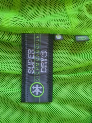 Chaqueta Impermeable Superdry Talla L