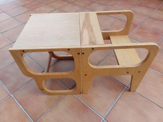Torre aprendizaje - pupitre madera