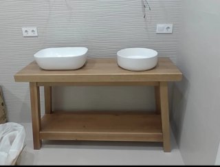 Mueble de lavabo realizado a medida