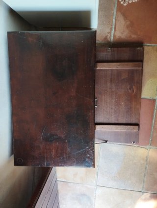 Baúl vintage de madera