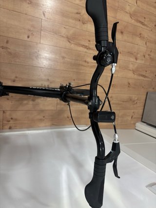 Bicicleta plegable BTWIN negra