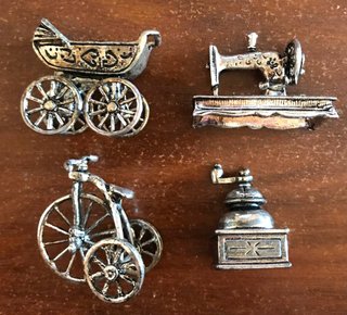 Lote Miniaturas Chapadas Plata + Regalo